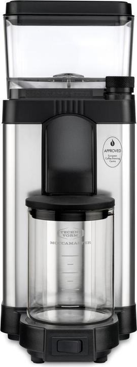 Productafbeelding Moccamaster 49510 koffiemolen Zwart, Roestvrij staal, Transparant