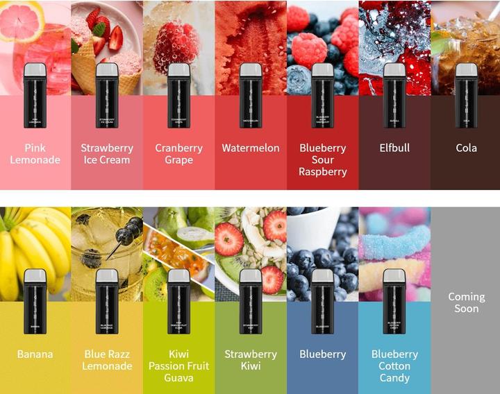 Image du produit Elfbar Elfa (Framboise, Citron)