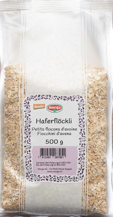 Image du produit Holle Flocons d'avoine Demeter (500 g)