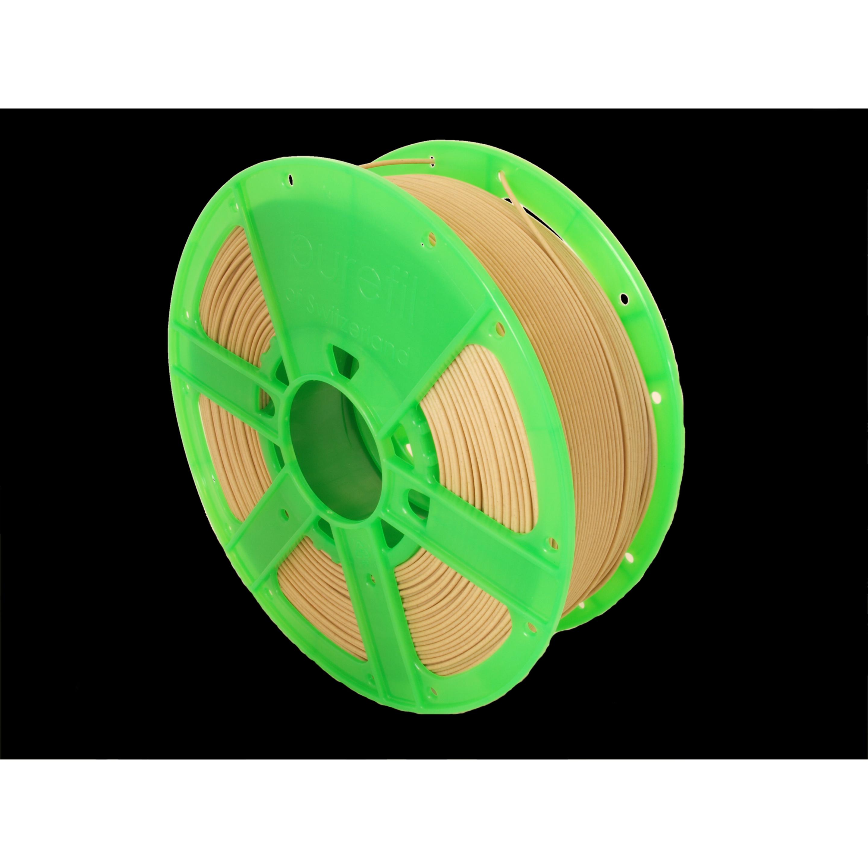 Purefil Filament (PLA, Holz, 1.75 mm, 1000 g, Braun), 3D Filament, Braun