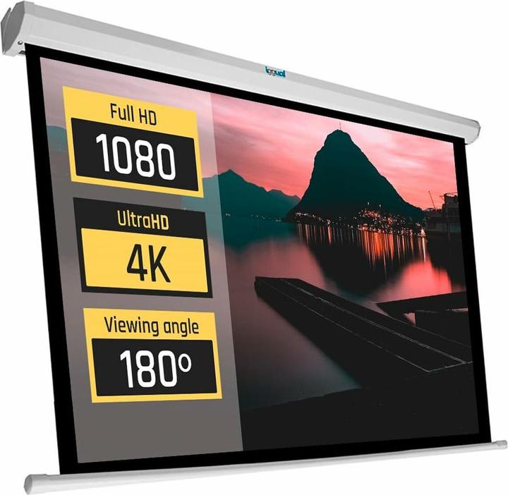Iggual Elektrische Panorama-Leinwand PSIPS184 80" (184 x 104 cm) 84" (80", 16:9)