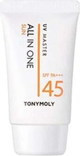 Actual product image Tony Moly Toning protection face cream SPF 45 UV Master (All in One Cream) 50 ml (Sun cream face, SPF 45, 50 ml)