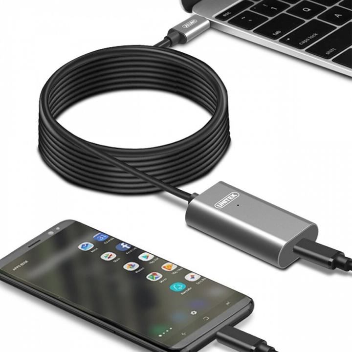 Produktbild Unitek U305A USB Kabel USB 3.2 Gen 1 (3.1 Gen 1) USB C (5 m, USB 3.2 Gen 1)
