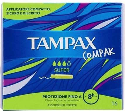 Produktbild Tampax Compak Super Tampons 16 Pack (16x)
