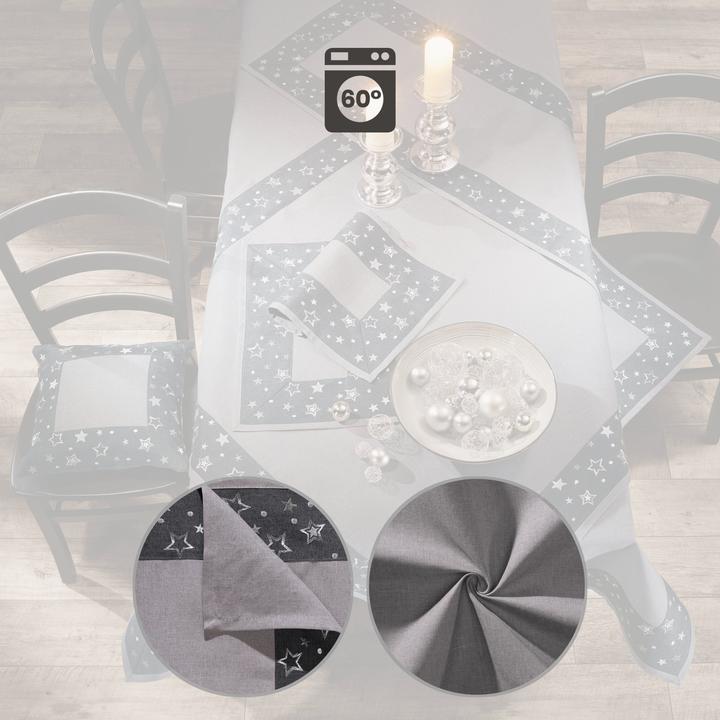 Image du produit Erwin Müller Tischläufer "Sterne" (150 x 50 cm)