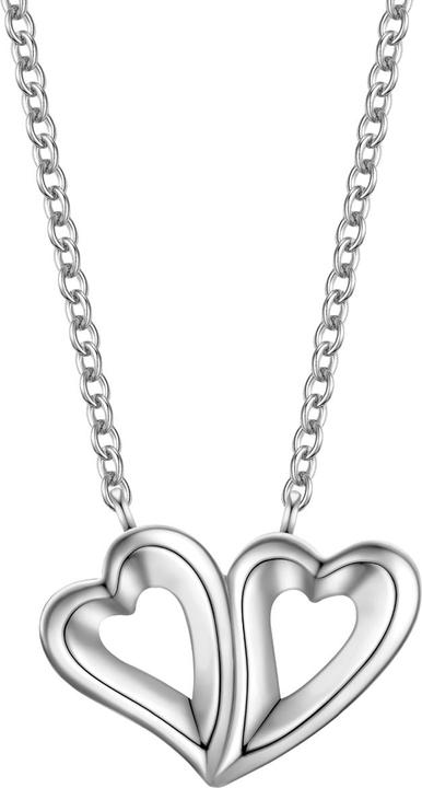 Rafaela Donata Damen Kette Herz Sterling Silber - 35744 (Sterling Silber, 42 cm)