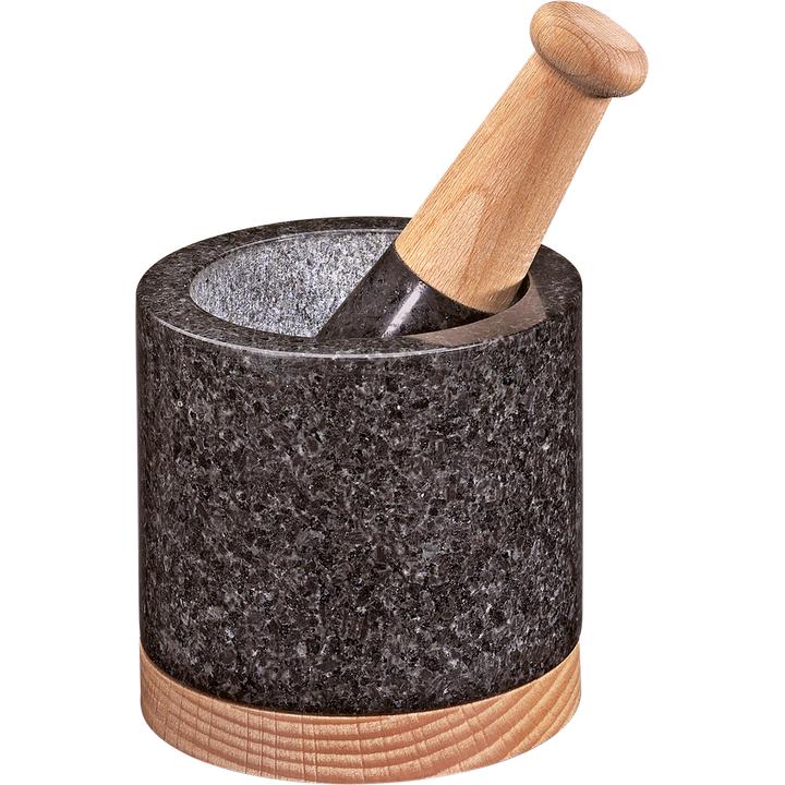 Productafbeelding Cilio Mörser Merkur Granit Buchenholz ø 10 cm