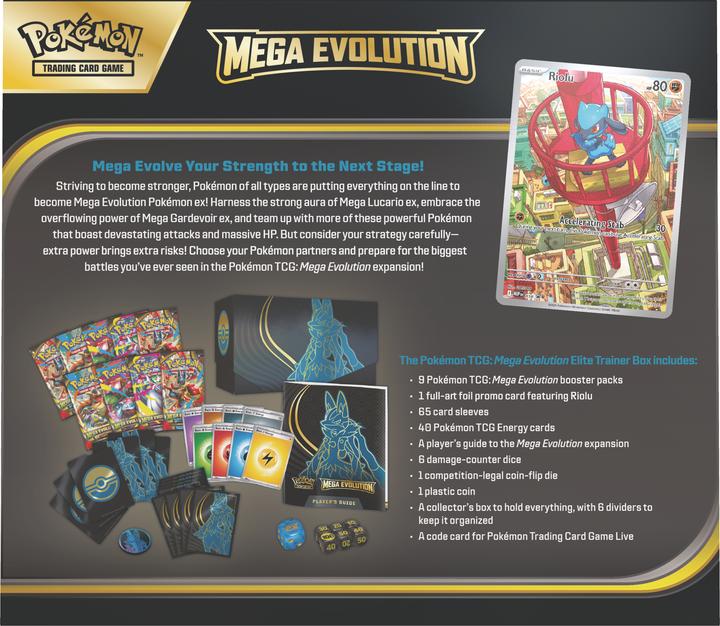 Produktbild Asmodée Mega Evolution Elite Trainer (Englisch, Elite / Top Trainer Box)