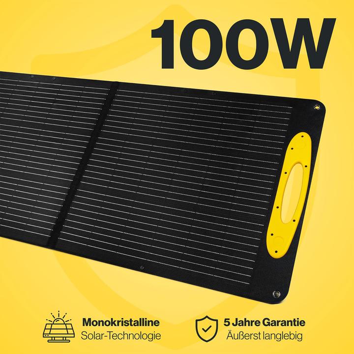 Produktbild Aqiila SUNBIRD P100 AQSO100SUN003 Solar-Ladegerät Ladestrom Solarzelle 4.88A 100W (100 W, 4.20 kg)
