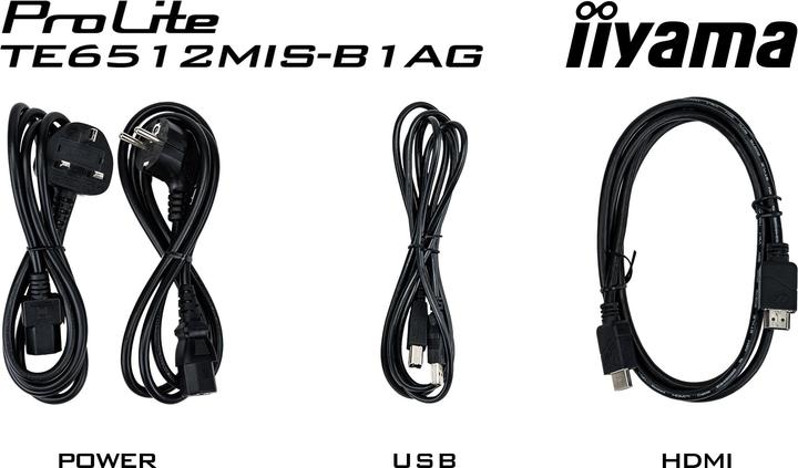 Actual product image iiyama ProLite TE6512MIS-B1AG (3840 x 2160 Pixels, 65")