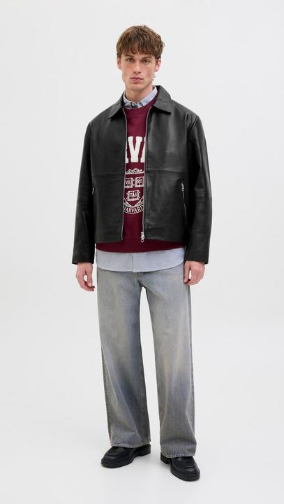 Actual product image Jack & Jones Lederjacke Lederjacke (M)