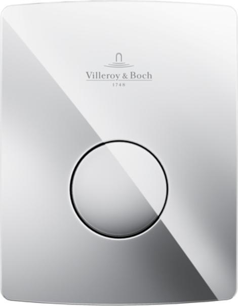 Image du produit Villeroy & Boch Plaque de recouvrement pour urinoir V&B ViConnect U100 162x126x17mm chrome