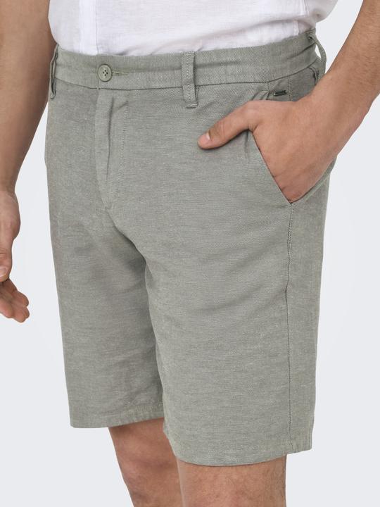 Produktbild Only & Sons Onsmark 0011 Cotton Linen Shorts Noos (XS)