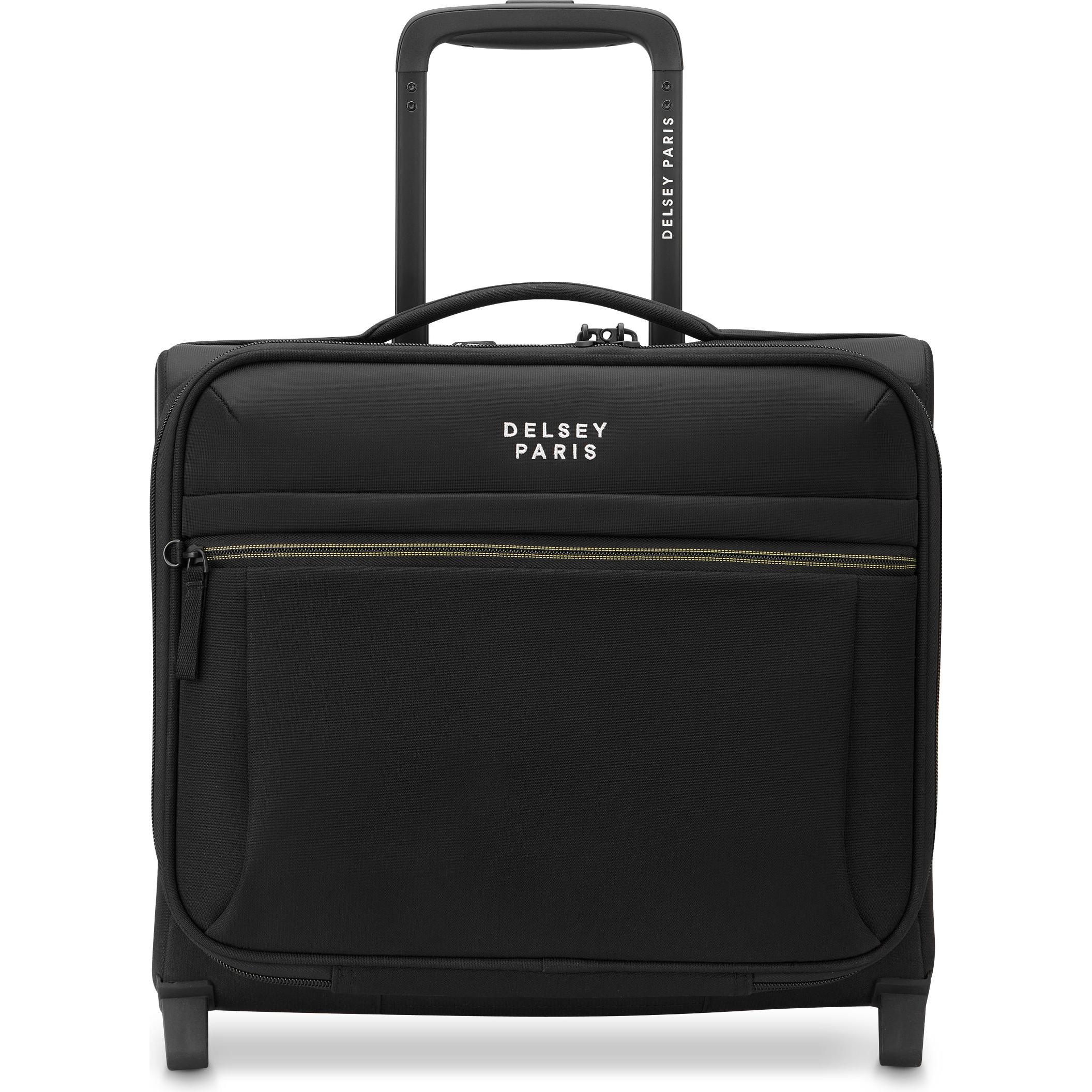 Delsey Nero Valigia, Brochant 3 2 Ruote Trolley Business 39 Cm Scomparto Per Laptop, (25 L)