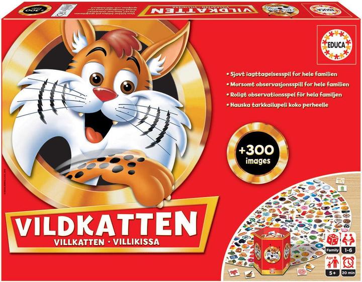 Actual product image Educa Vildkatten - 300 (Danish) (016438) (German)