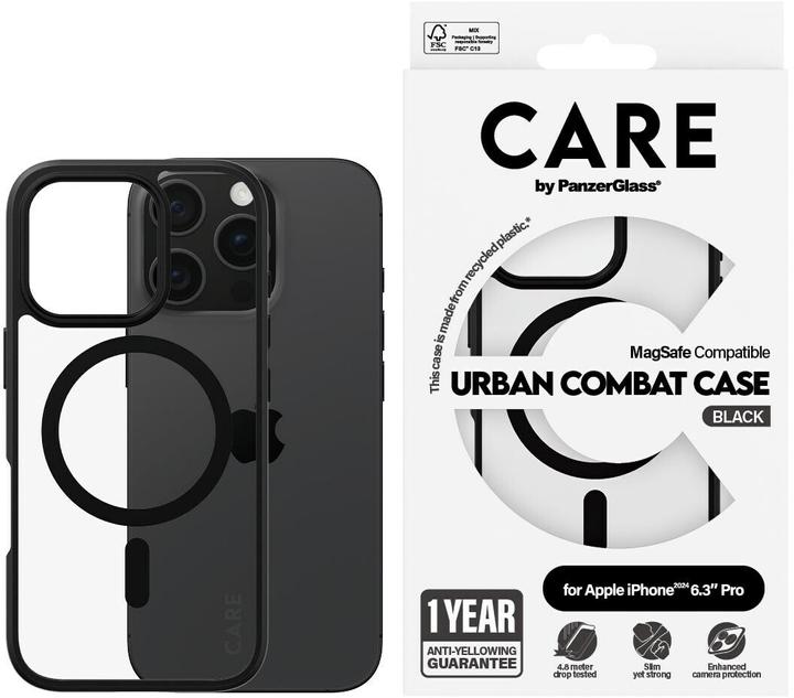 Actual product image PanzerGlass Care (Apple iPhone 16 Pro)
