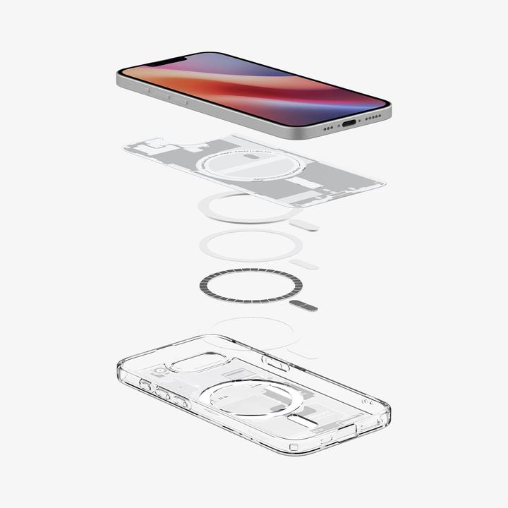 Produktbild Spigen Ultra Hybrid MagSafe Case for iPhone 16e Zero One - White (Apple iPhone 16e)