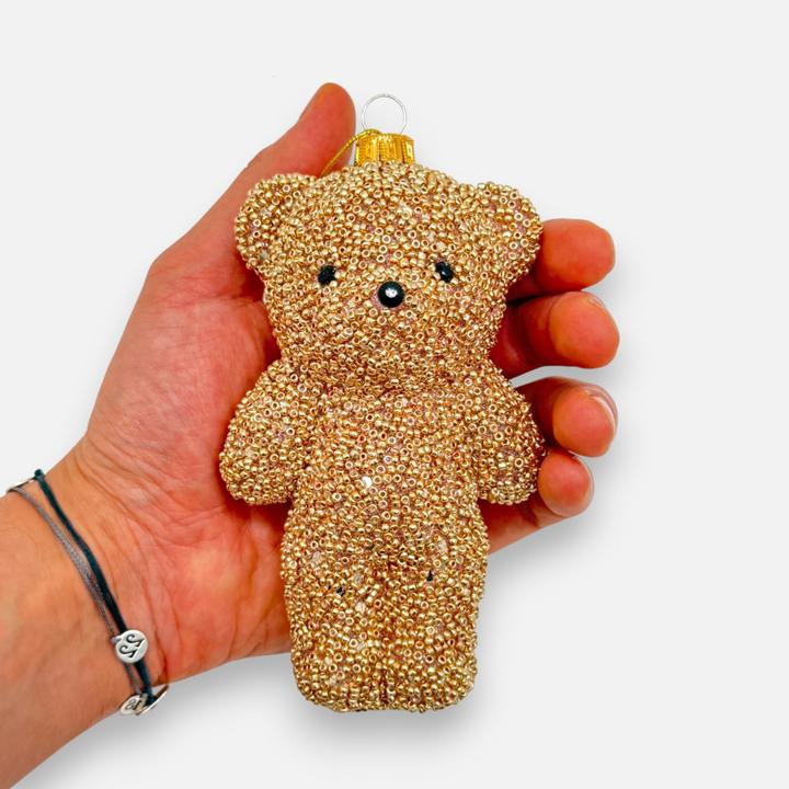 Actual product image Mon Chouchou Weihnachtsanhänger Bär gold