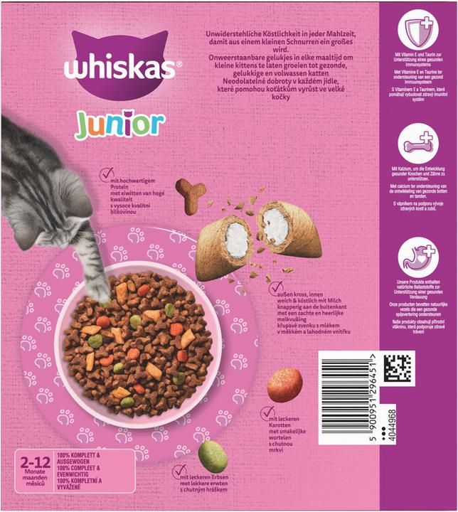 Produktbild Whiskas Junior Mit Huhn (Junior, 1 Stk., 800 g)