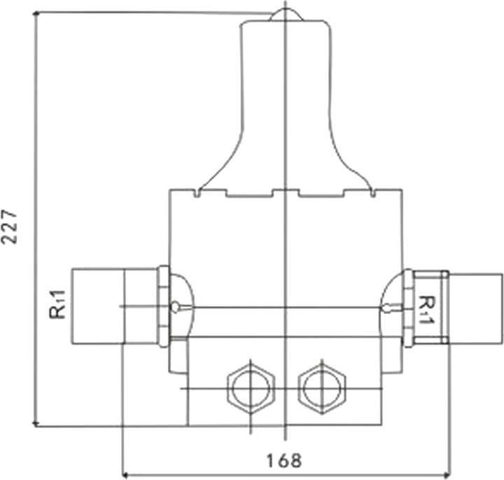 Image du produit Wiltec Pressostat SKD-1 230V 1-phase pour pompe domestique pompe puits (Pompe à eau domestique)