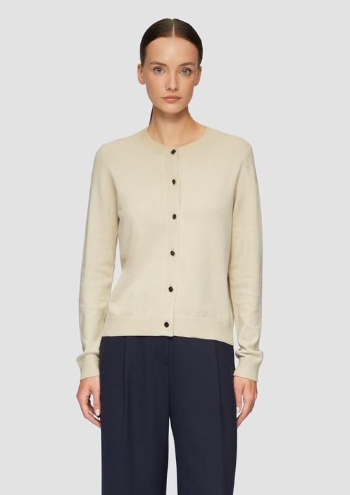 Immagine prodotto S.Oliver Strickjacke Strickjacke aus Viskosemix mit dekorativen Knöpfen (42)