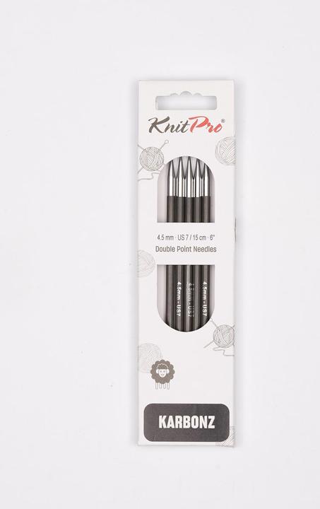 Actual product image Knitpro Needle set sock needles carbonz / 5 pieces