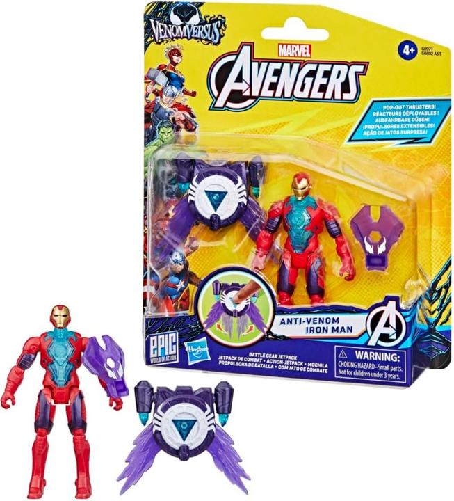 Immagine prodotto Hasbro Marvel Avengers VenomVersus Epic World of Action Anti-Venom Iron Man Figur