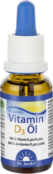 Actual product image Dr. Jacob's Vitamin D3 oil (1 pcs., Droplet, 20 ml)