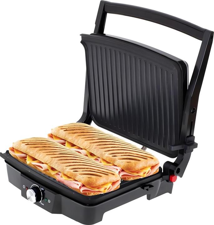 Actual product image Camry Electric Grill CR 3053 Table, 2000 W, Black, Non-stick grill plates, Temperature control