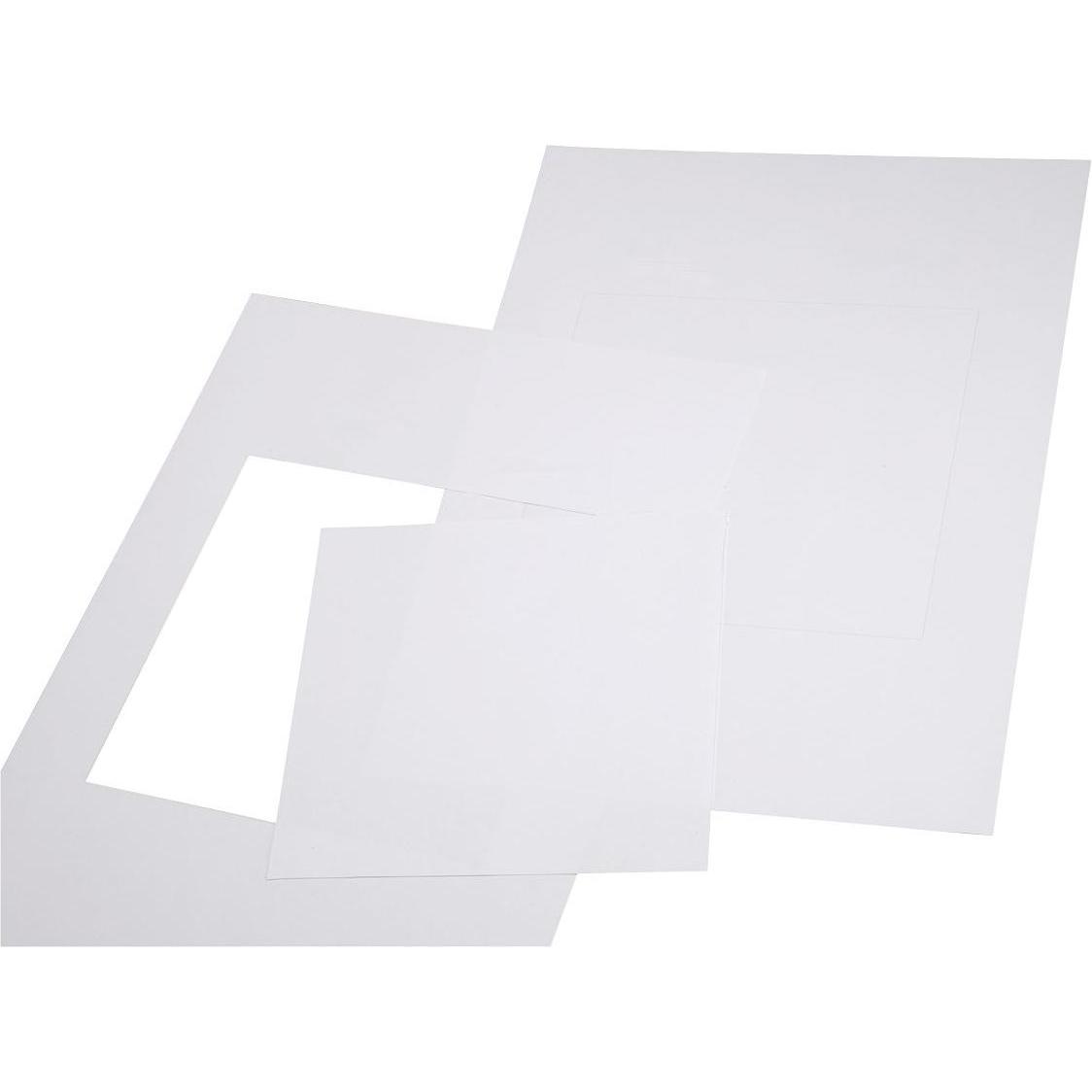 4x 0, Informationsschild, Papiereinlage für Türschild Simplex