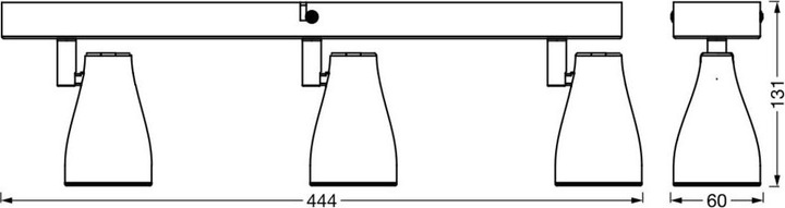 Produktbild Ledvance LED Spot Pear Black (630 lm, GU10)