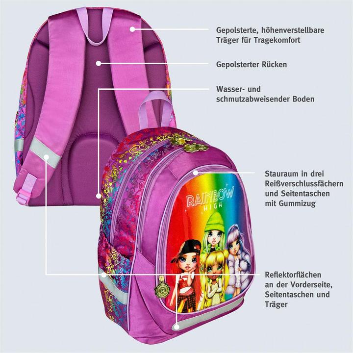 Immagine prodotto Undercover Zaino alto arcobaleno (17 l)