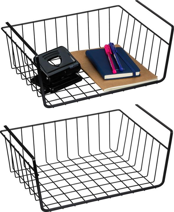 Image du produit Relaxdays 2x panier suspendu pour étagères inférieures (2 x)