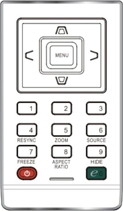 Azurano Fernbedienung für ACER VZ.K0100.002 (Gerätespezifische Fernbedienung, Infrarot)
