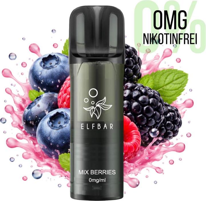 Image du produit Elfbar ELFA Pro V2 - 2ml Pods 0mg, Mix Berries (Myrtille)