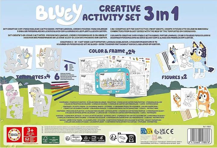 Produktbild Educa Παζλ Bluey Frame Creative Set 19887