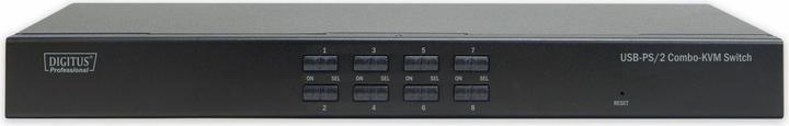 Immagine prodotto Digitus Switch KVM combinato a 8 vie 1 utente 8 PC Slot per modulo IP