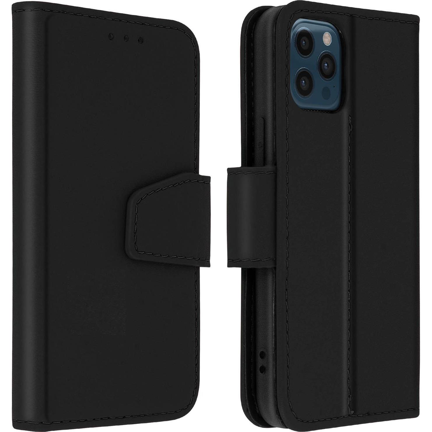 Avizar Premium Series (Apple iPhone 12 Pro Max), Smartphone Hülle, Schwarz