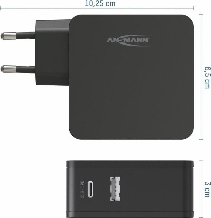 Image du produit Ansmann Chargeur domestique (45 W, 2 ports)