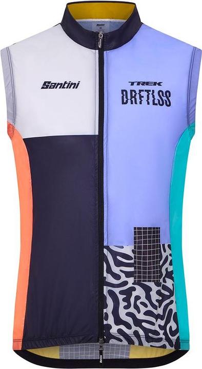 Santini Vest Trek Driftless Windshell Small Blue