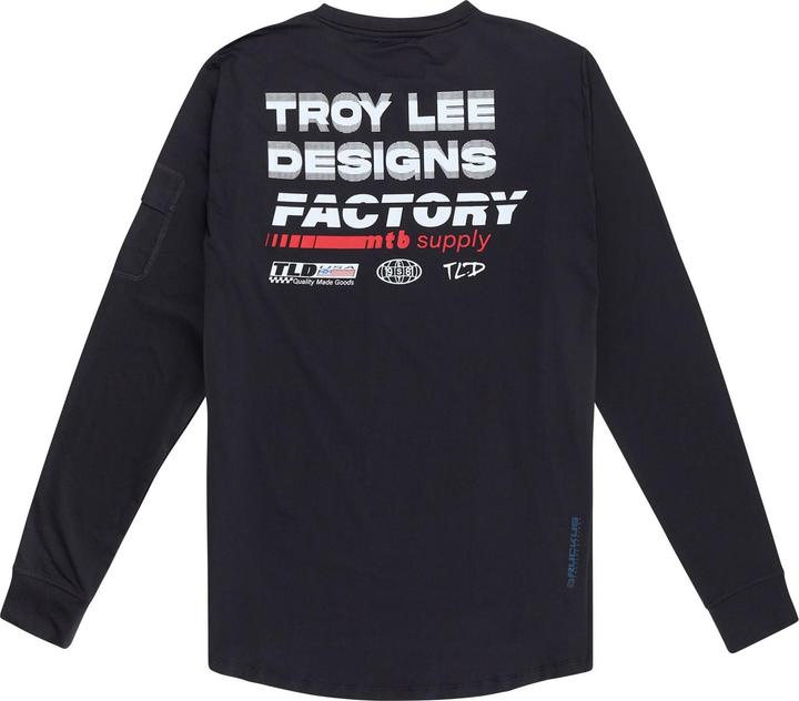 Produktbild Troy Lee Designs Ruckus Long Sleeve Ride Tee, Factory, carbon, L (L)