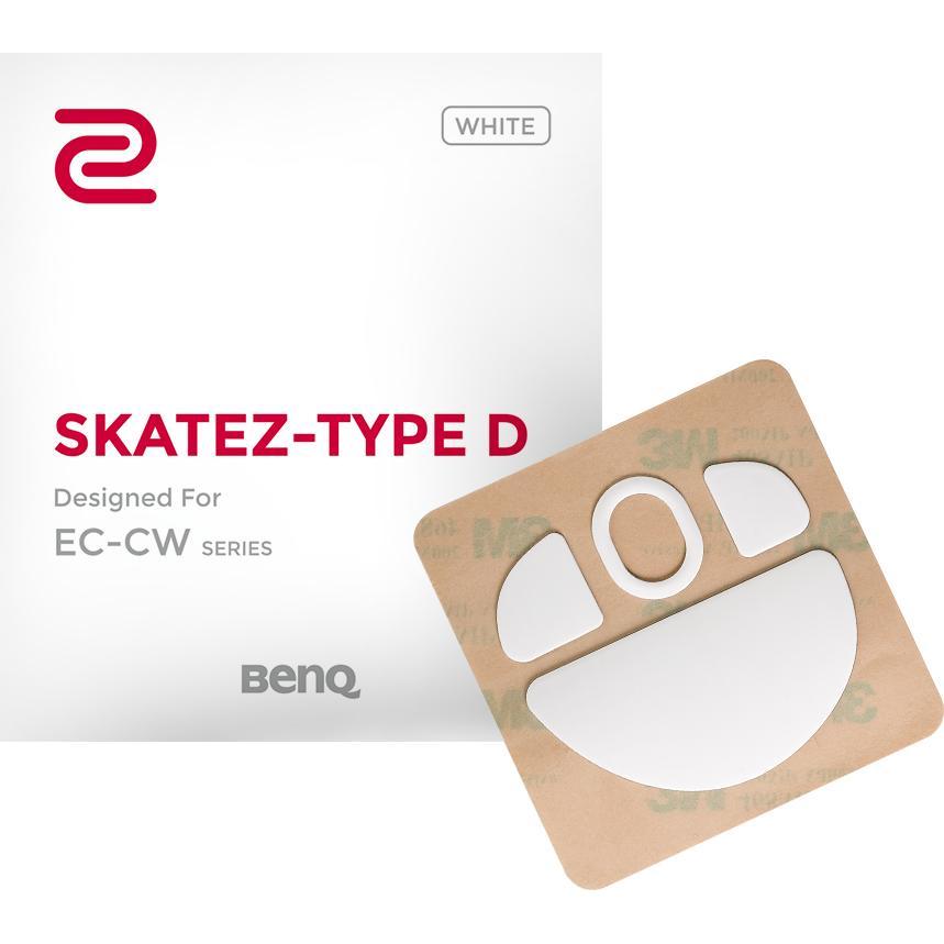 Zowie Gear BENQ Zowie skatez type d white mousefeet for ec-cw series mouse white 0.6mm thickness, Maus + Tastatur Zubehö...