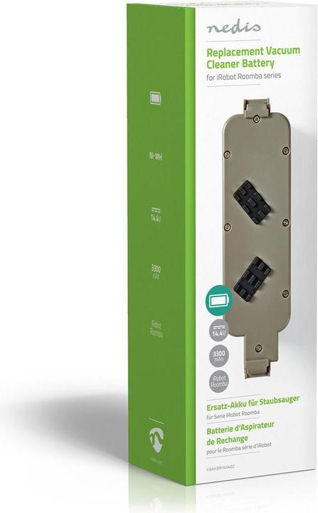 Produktbild Nedis V3AH3IR14V402, Staubsauger-Akku-Li-Ion, Schwarz