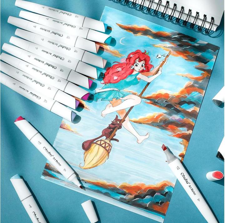 Immagine prodotto Ohuhu Pennarello artistico Kaala (60x)