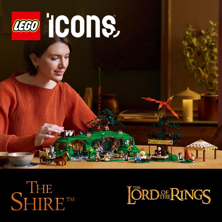Immagine prodotto LEGO Der Herr der Ringe: Das Auenland (LEGO Icons, Set LEGO rari)