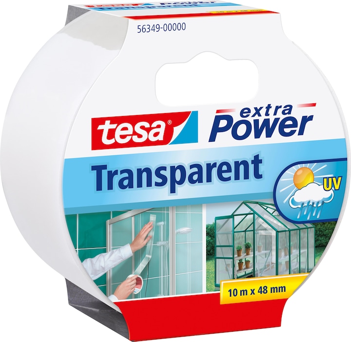 tesa EXTRA POWER Reparaturband, transparent (48 mm)