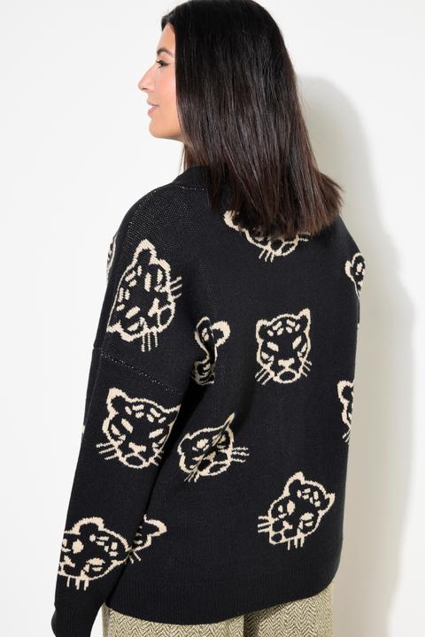 Image du produit Studio Untold Cardigan oversize, têtes de lion (58)