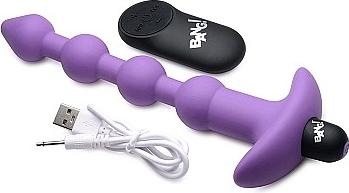 Image du produit XR Brands Perles anales vibrantes en silicone & télécommande