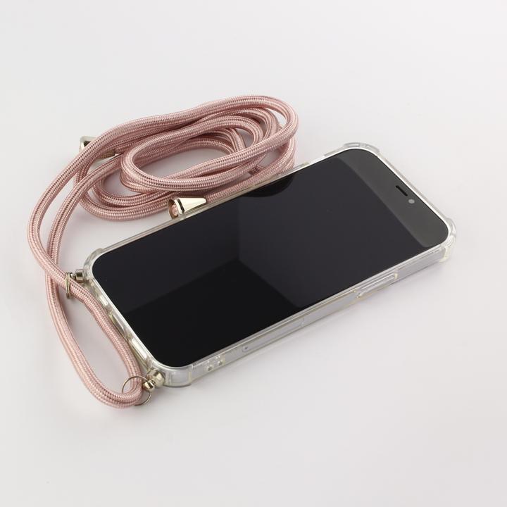 Immagine prodotto PhoneLook Coprire la gomma trasparente con la corda rosa (Apple iPhone 12)