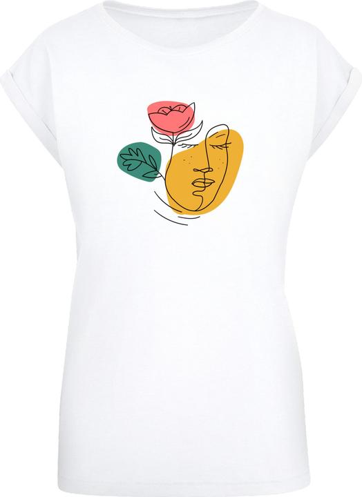 Produktbild Merchcode Ladies Woman And Flower Tee - 192519 (S)